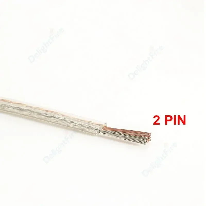 2 3 5 6 4Pin Electric Cable 22 20 18AWG PVC Tinned Copper Wire Electrical Wire For LED Strip Speaker Fan Lights Solar Panel DIY
