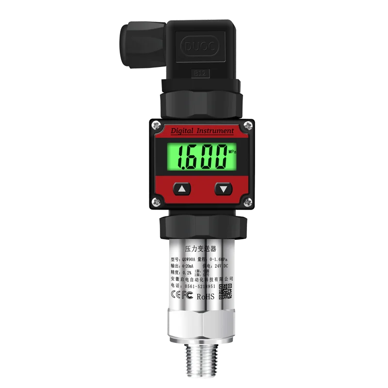 Digital Pressure Transducer 0-20Kpa 0-1Mpa 0-4Mpa Pressure Transmitter 4-20mA M20*1.5 Pressure Sensor 4-20mAPressure Transducer