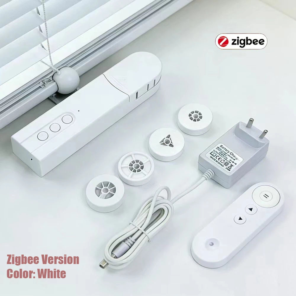 WIFI Smart Blind Motor Zigbee Automatic Electric Roller Shutter Shadows Control Curtain Driver works with APP