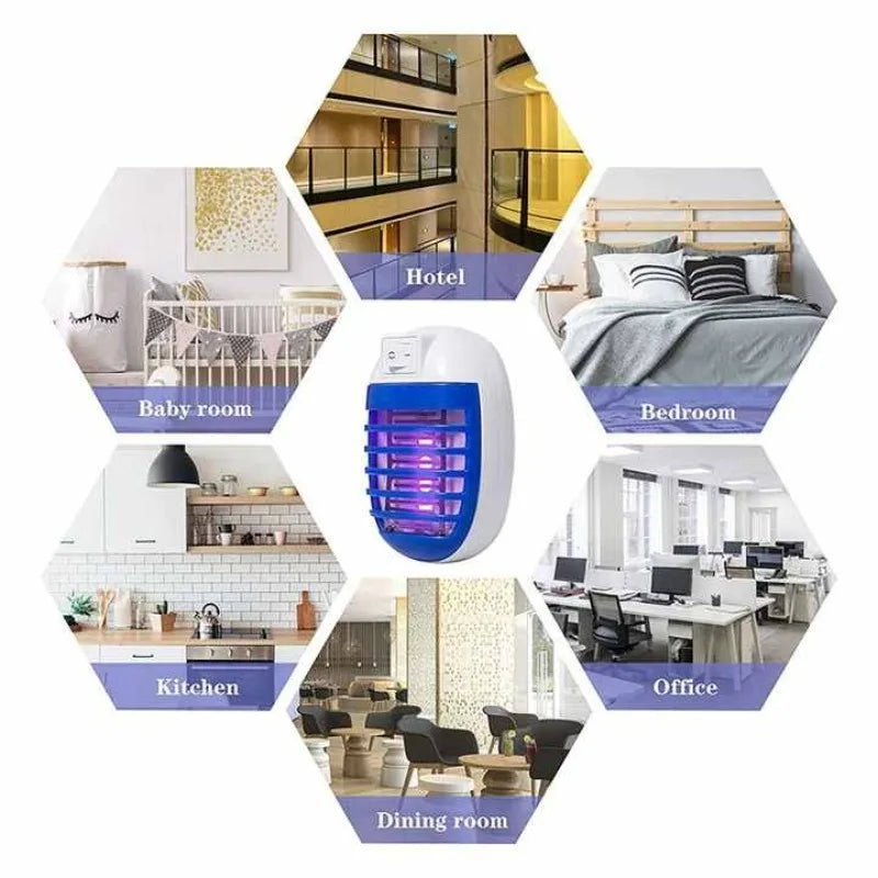 Electric Mosquito Lamp Insect Repellent LED Trap UV Insect Killer Eco-friendly Household Summer Electronic Mosquito