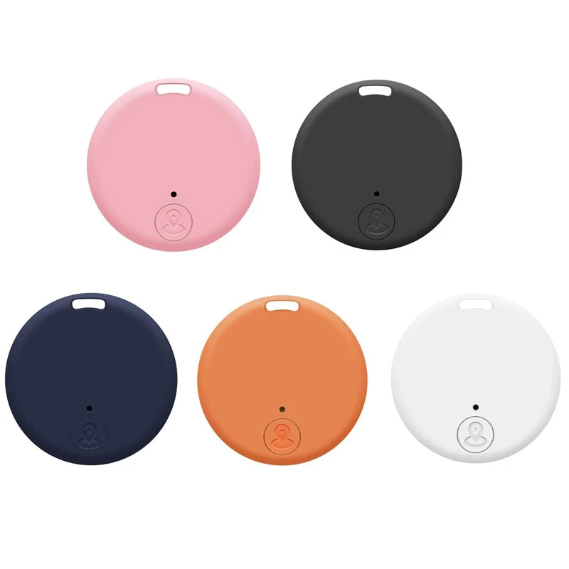 5pcs Mini GPS Locator Anti-Lost Alarm Wallet Keychain Smart Tag Bluetooth Tracer Keychain Luggage Tracker Key Finder Accessories