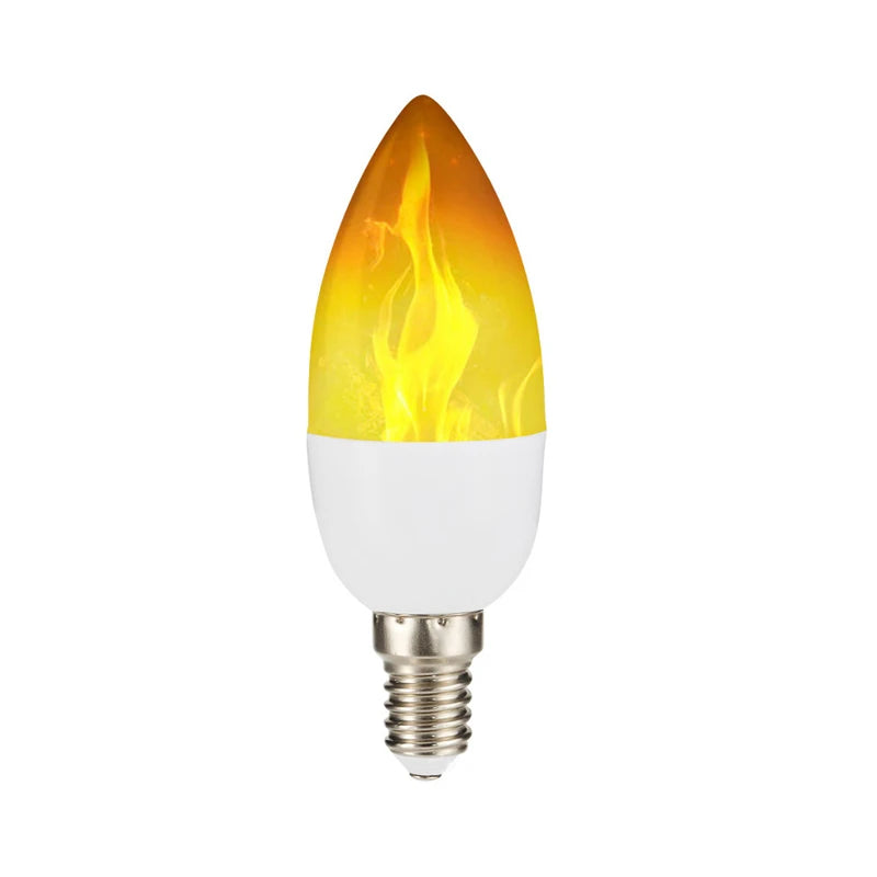E27 LED Flame Lamp Flickering Fire Simulation Light Bulb E14 Dynamic Flame Effect Candle Light Creative Home Festival Decoration