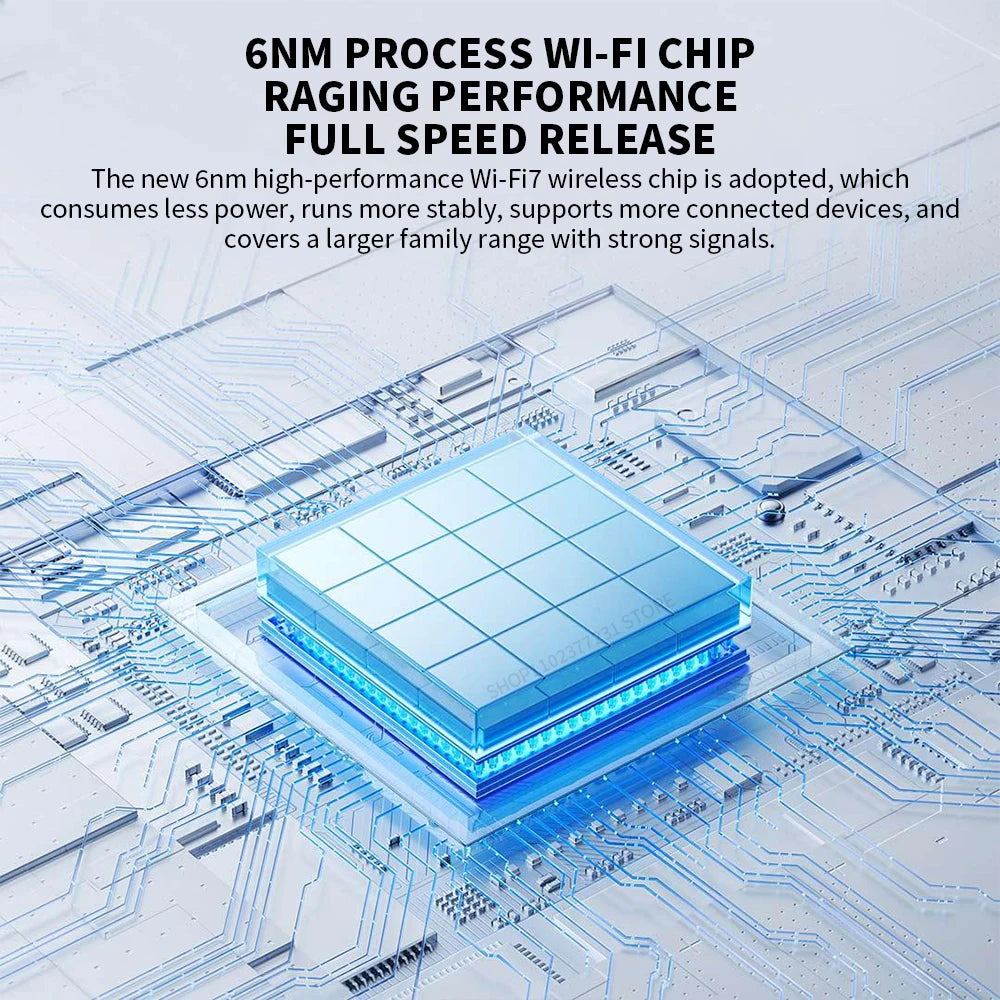 Xiaomi BE5000 Router Wi-Fi 7 Dual-Frequency Mesh Network 2.4/5GHz with 2.5G High-Speed Port IPTV OFDMA Signal Amplifier for Home