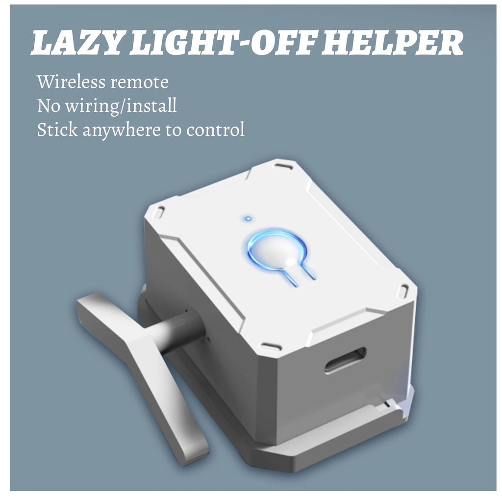Light Switch Auxiliary Mechanical Arm Wireless Intelligent Switch Adhesive Type No Wiring Remote Control RF433MHz