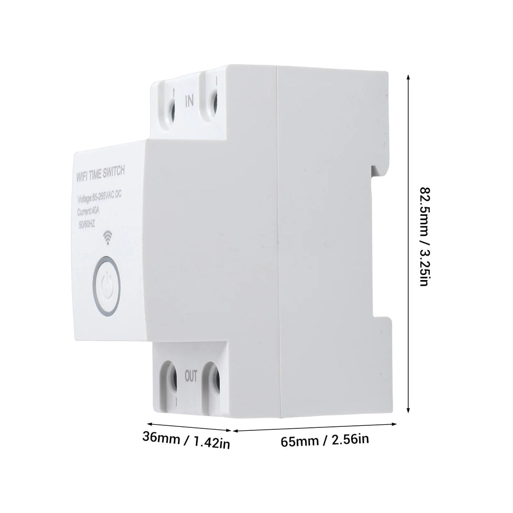 Smart Timer  WiFi Timer  2P 40A Programmable APP Control Voice Control Smart Time  for Home