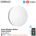 Tuya Zigbee Wireless Button Scene Switch Voice Control Smart Button Smart Life App Zigbee Devicesfor Smart Home Remote Control