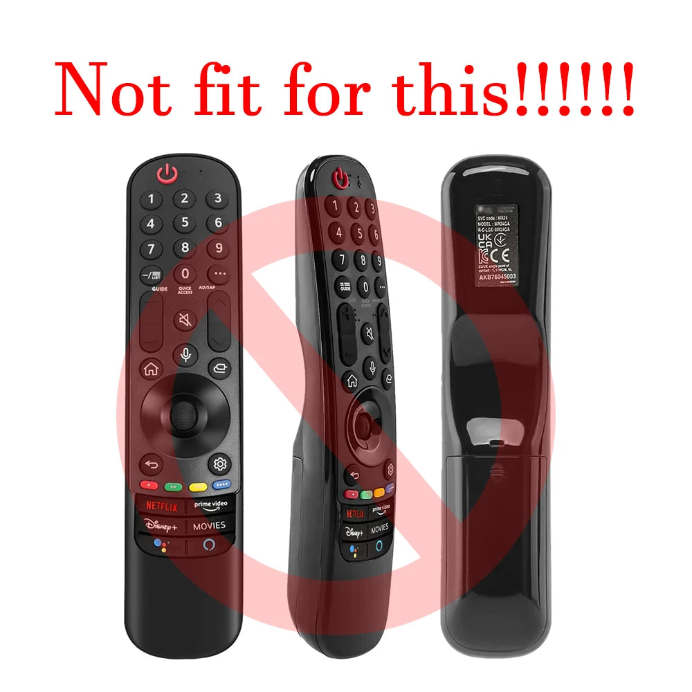 Silicone Remote Contrl Cover for AN-MR18BA AN-MR19BA MR20GA AN-MR650A TV Controller for LG Smart TV with Voice