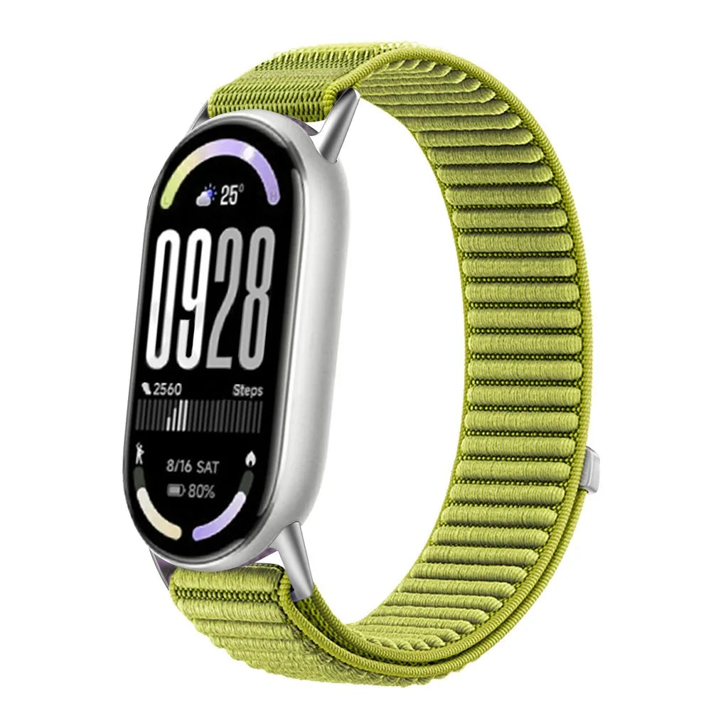 Braided Strap for Mi Band 10 9 8 Woven Bracelet Nylon Wristband Accessories for Xiaomi Smart Band 10 9 8 eramic Edition