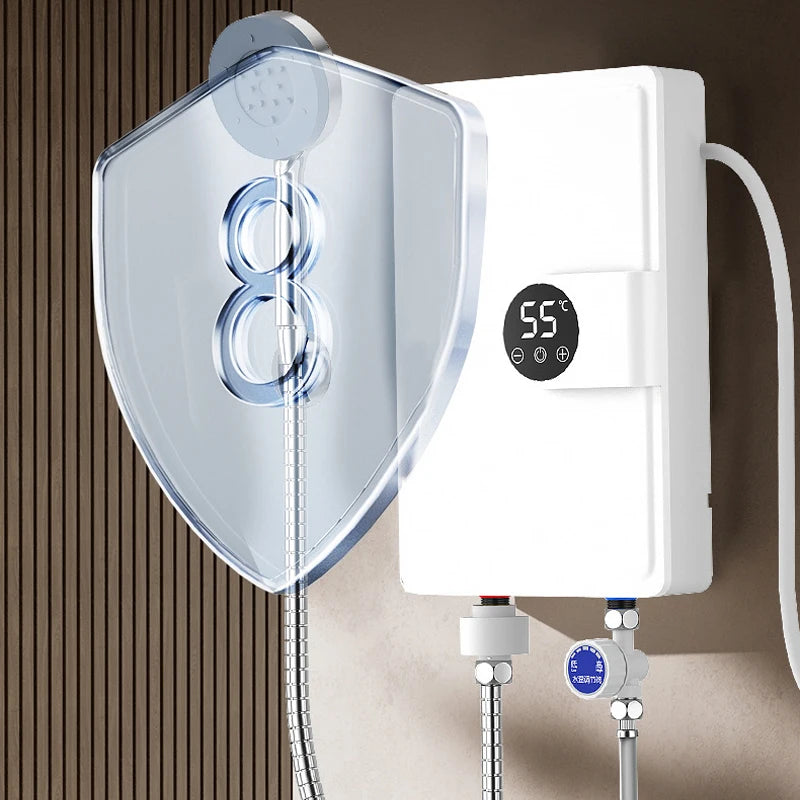 Smart Inverter Electric Water Heater Instant Water Heater Fast Heating Shower Instant Heating Water Heater LED Touch Controls