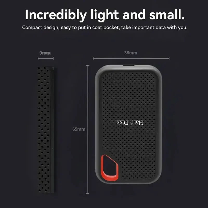 High Speed External Solid State Drive 1TB Portable SSD 16TB External Hard Drive External Hard Disk Mass Storage for Laptop Mac