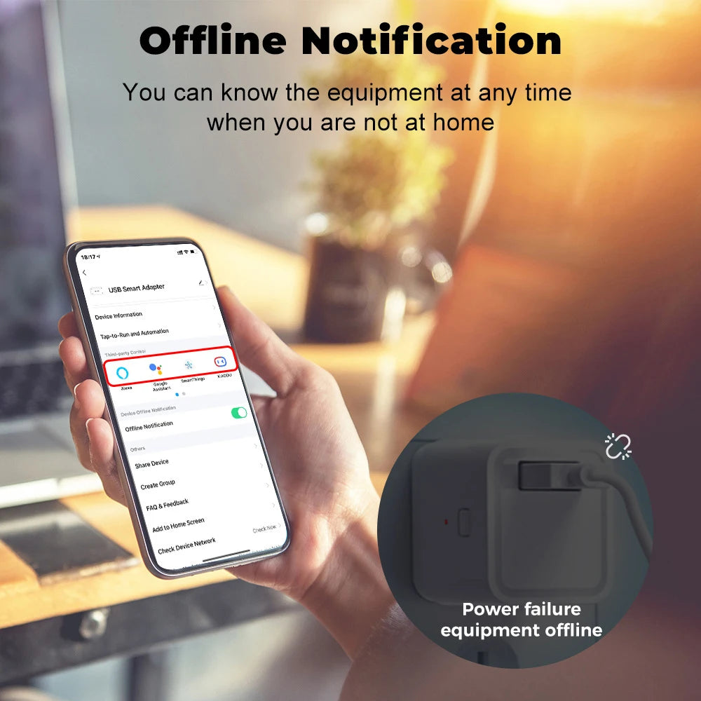 Tuya WiFi/Zigbee Smart USB Adapter Plug 1/2/3 Gang Smartlife APP Timing DIY ON/OFF Controller Works with Alexa Google Home