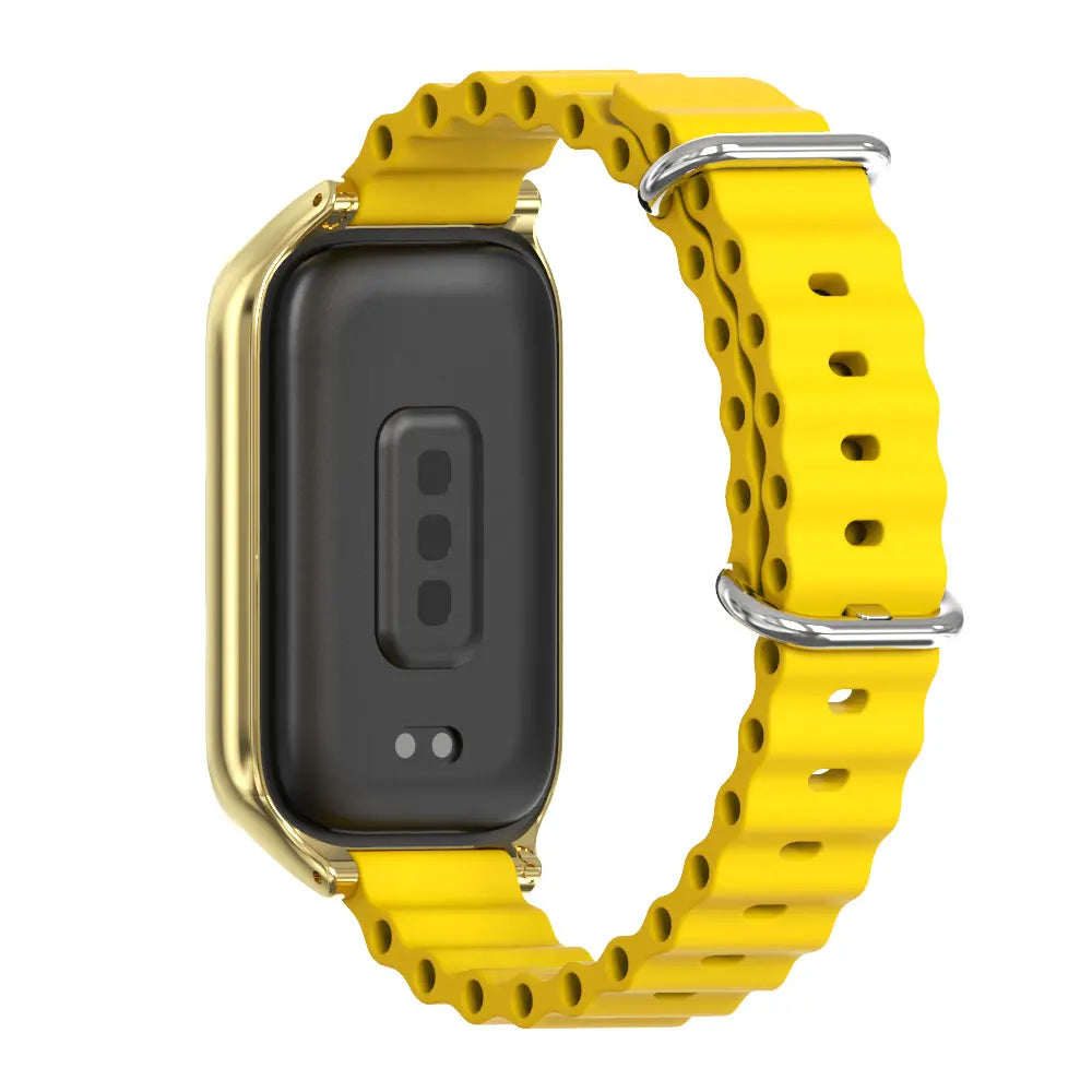 Strap for xiaomi Mi band 9 Active Bracelet Global Version Silicone Waterproof Wristband Mi Smart Band 9 Active Strap