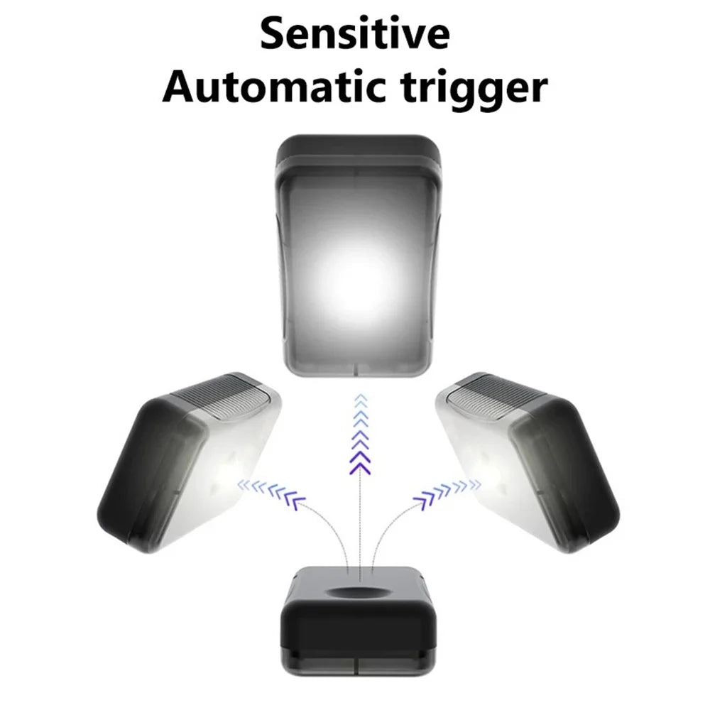 Motorcycle Locomotive Box Sensor Light LED Tail Box Anti-Collision Lamp Convenient Outdoor Fishing Camping Night Light ﻿
