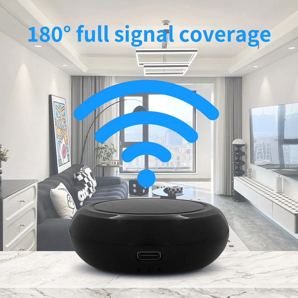 WiFi Smart IR Remote Controller Tuya Control Panel Smart Life Products Voice Control Intelligent Home Automation System