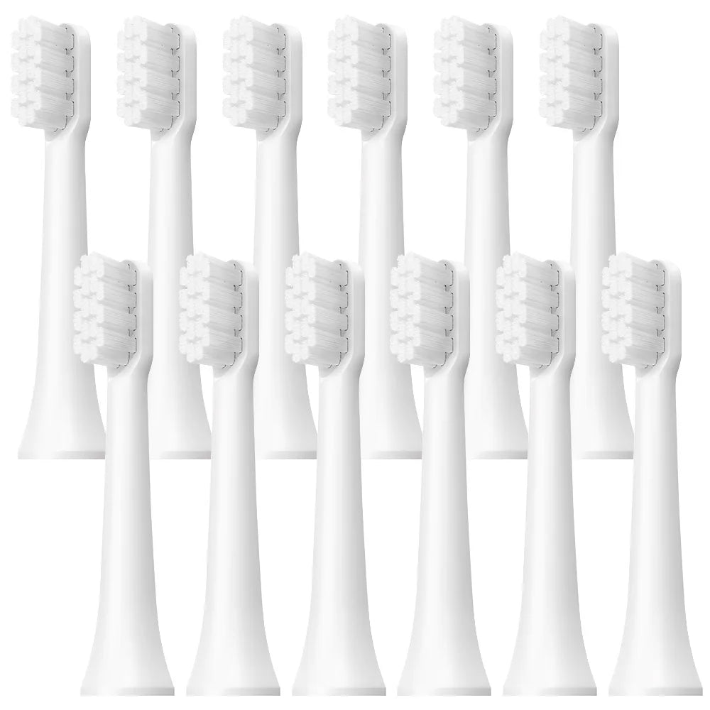 6/12Pcs Replacement Brush Heads For  MIJIA T100 Mes603 Electric Toothbrush Vacuum DuPont Soft Bristle Suitable Nozzles
