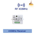 433MHz Wireless Remote Control Light Switch AC 220V 10A On Off Remote Controller Transmitter Wall Panel Switch For Lighting Led