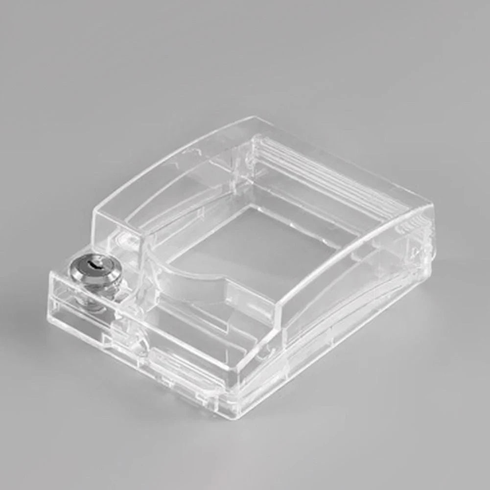 Lockable Waterproof Socket Box with Key for Electrical Outlet Protection Suitable for Homes Schools and Hospitals