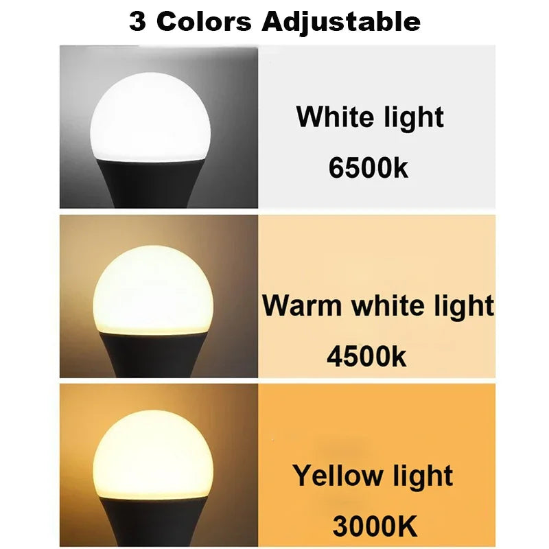 7W Camping LED Light USB Emergency Bulb Hanging Tent Light Barbecue Fishing Repair Outdoor Lamp Equipment Portable Lighting