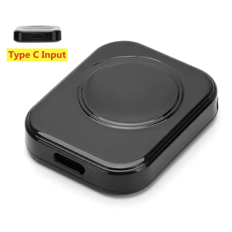 Wireless Watch Charging Dock Dual Interface Design Travel Adapter For Apple Watch Series 10 9 8 7 6 5 4 3 2 1 Home Office Travel