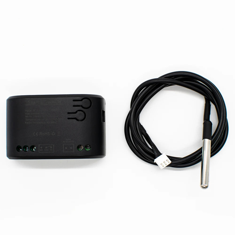 Wifi Temperature Sensor Tuya Smart Wifi Rf433 Intelligent Thermostat Switch 10A Data Monitoring Alexa Google Home Compatible