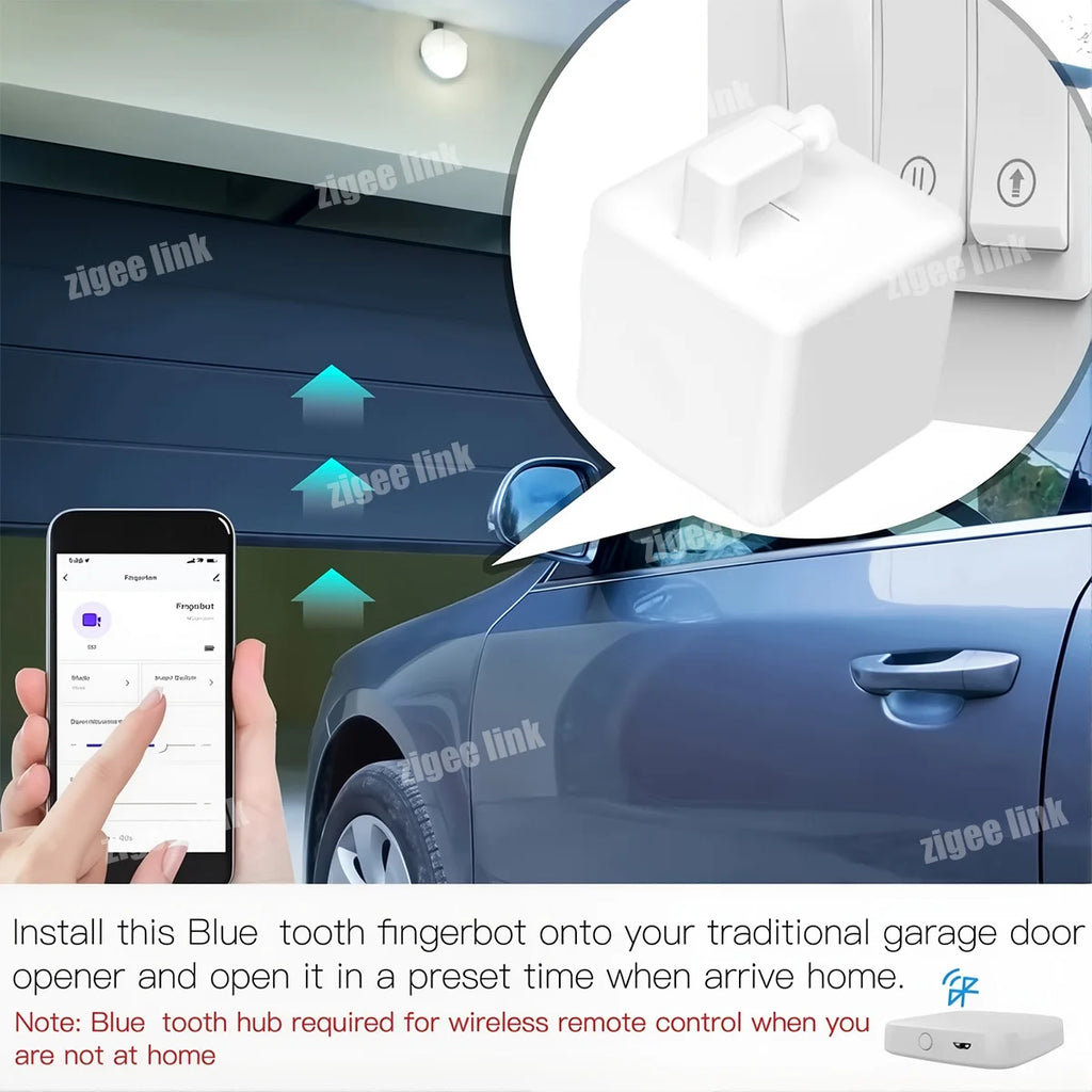 Tuya Bluetooth Smart Fingerbot Plus Switch Button Pusher Smart Life Switch Timer Voice Control Works With Alexa Google Home
