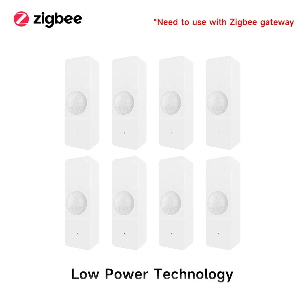 Tuya Smart Home WiFi Zigbee PIR Motion Sensor Infrared Detector Security Alarm APP Notification Works With Alexa Google