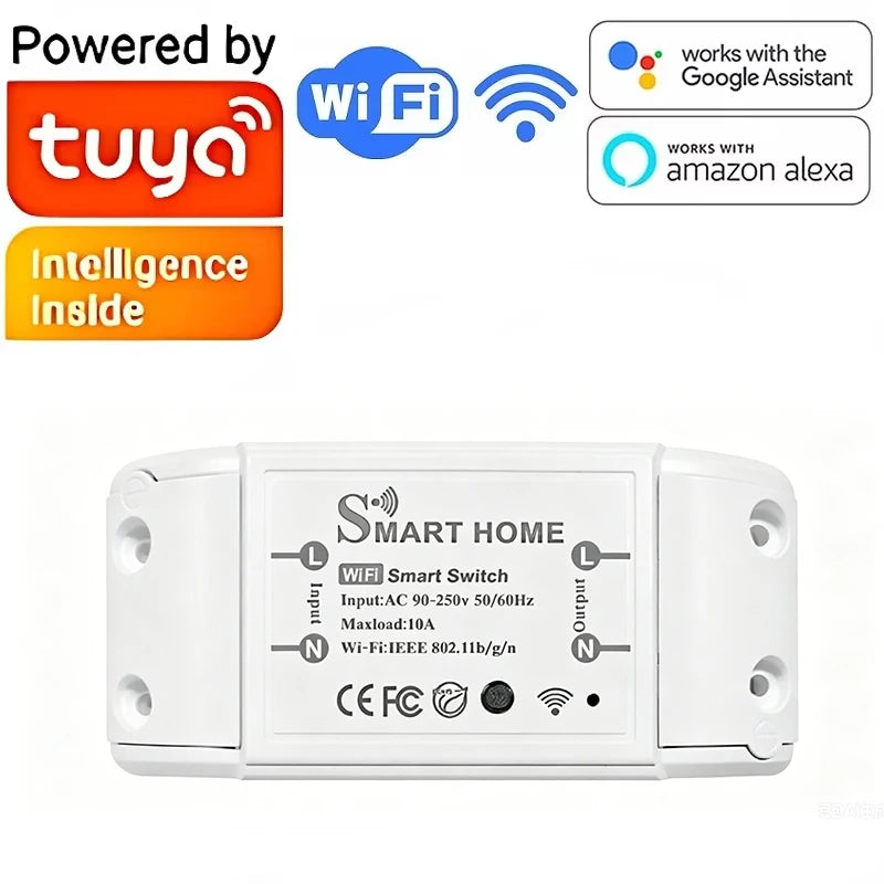 Basic WiFi Switch Relay Module DIY MINI Home Switch SmartLife APP Wireless Voice Remote Control Timer Switch Alexa