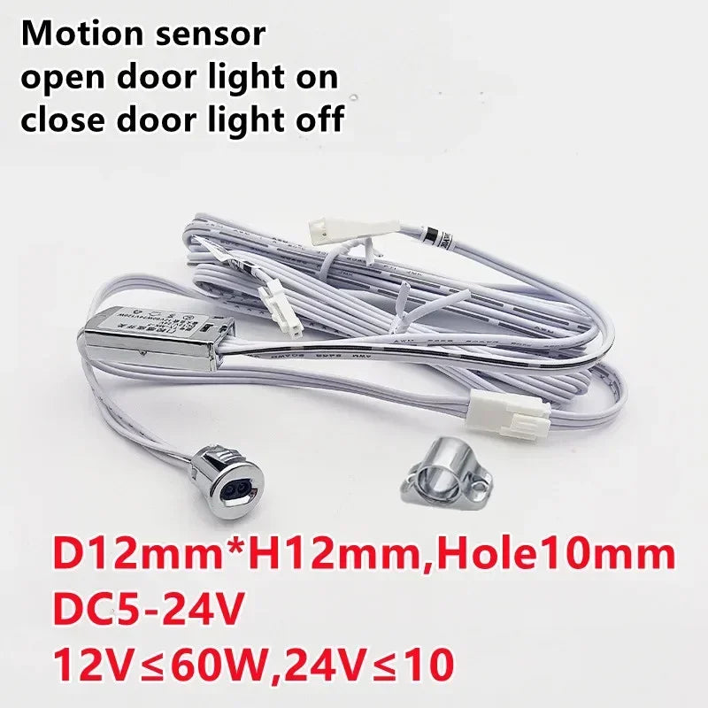 PIR Motion Sensor Touch sensor switch Hand Sweep Switch 5A 12V-24V Hand Wave Scan Smart LED Closet light/Wardrobe lamp