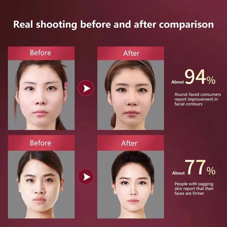 Facial Lifting Massager 12 Gears Electric Facial Massager V-line Face Lifting Slimming Vibration Device Home Use Beauty Tool