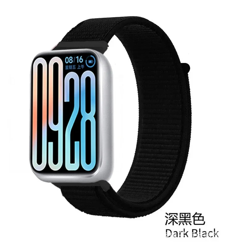 Nylon Strap for Xiaomi Mi Band 8 Pro/9 Pro/10 Pro Bracelet Smart Watch Replacement comfortable Wristband for Redmi Watch 4 5 6