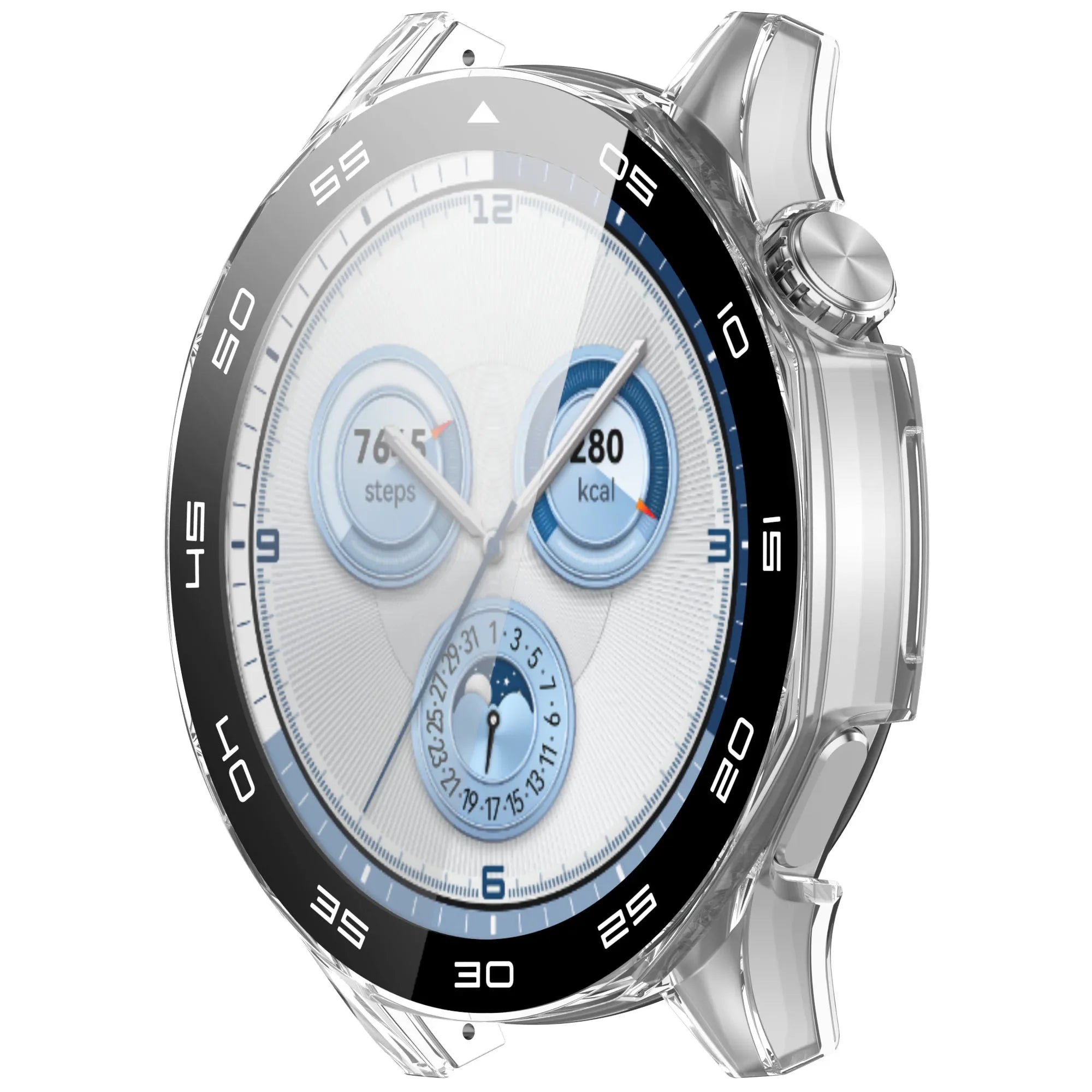 Case for Huawei Watch GT 5/GT5 Pro 46mm Tempered Glass Screen Protector&Hard PC Protective Bumper Huawei GT5 Cover Accessories