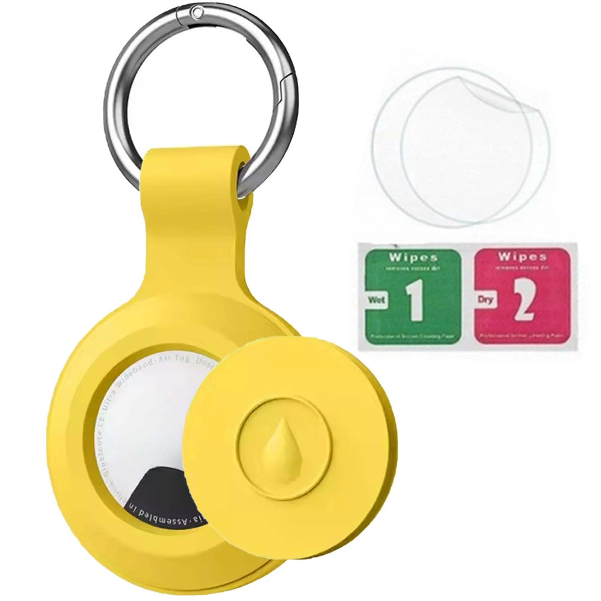 8/4/2Pack Silicone itag Case for Airtags with Keychain, Protective Cover for Airtag Key , Pet Dog Cat Collar , Accessories