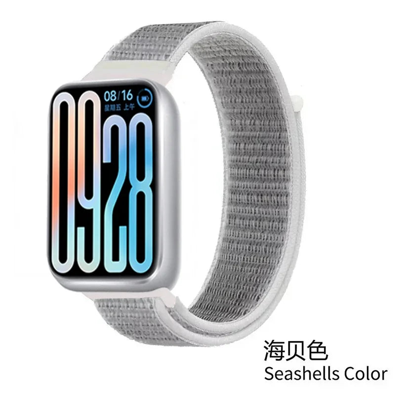 Nylon Strap for Xiaomi Mi Band 8 Pro/9 Pro/10 Pro Bracelet Smart Watch Replacement comfortable Wristband for Redmi Watch 4 5 6