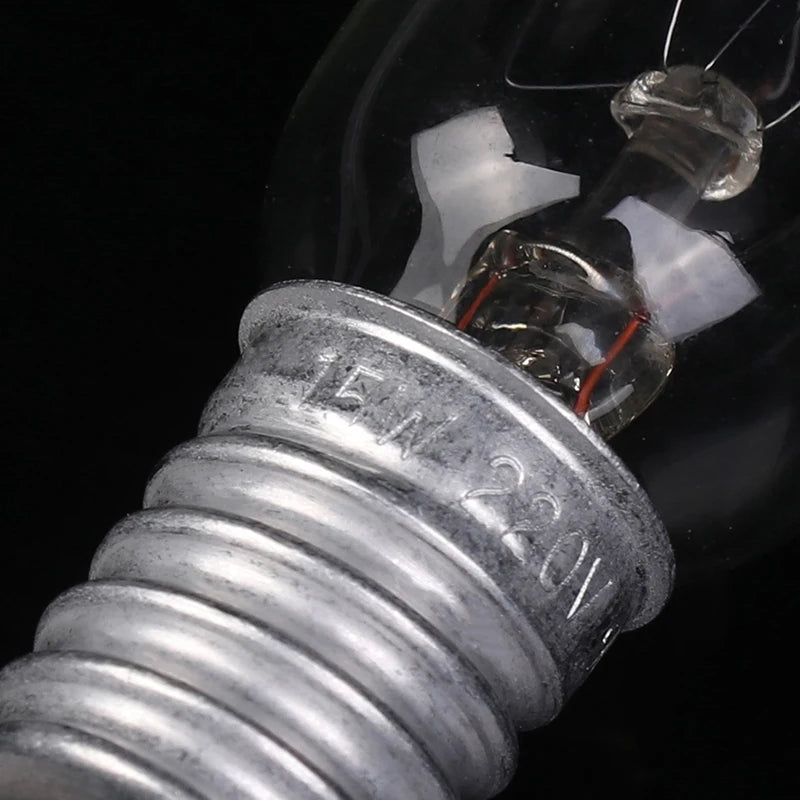 5PCS E14 Salt Lamp Globe Bulb 10/15/20/25W 220V-230V Incandescent Bulb Household Refrigerator Oven Light Bulb Replace Bulb
