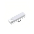 Under Cabinet Light Dimmable LED Motion Sensor Night Light USB Charging Magnetic Induction Lamp for Bedside Wardrobe Stairway