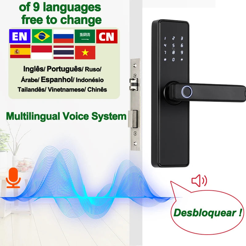 CDOK K20-Tuya Bluetooth door lock, multiple unlocking methods, suitable for office/apartment/B&B/bedroom doors