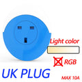 Tuya Wifi Smart Night Light Plug EU AU UK US Adapter Color LED Light Homekit Socket Voice Control Works with Alexa Google Home