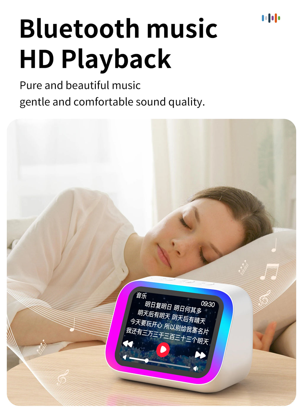 2026 New Smart Speaker with Screen Display Multifunctional Voice Assistant Great Bluetooth Intelligent Home Hub Photo Album Gift