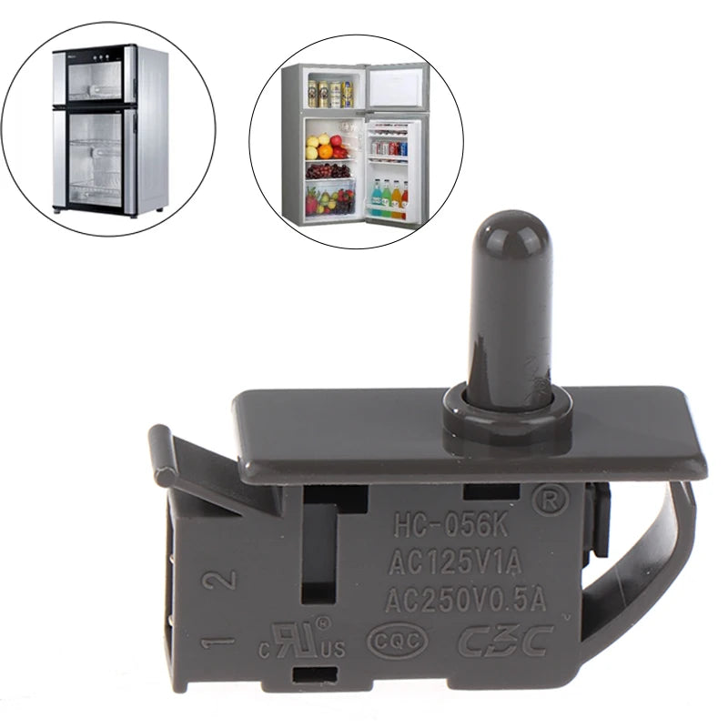 Refrigerator Door Freezer Door Switch Refrigerator Spare Parts Door Light Control Normally Closing Push Button Switch