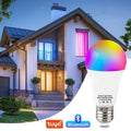 Tuya Smart WiFi LED Light Bulb E27 AC85-265V 12W 15W 18W Alexa Google Home Voice Control Smart Life APP RGB Color Changing Lamp