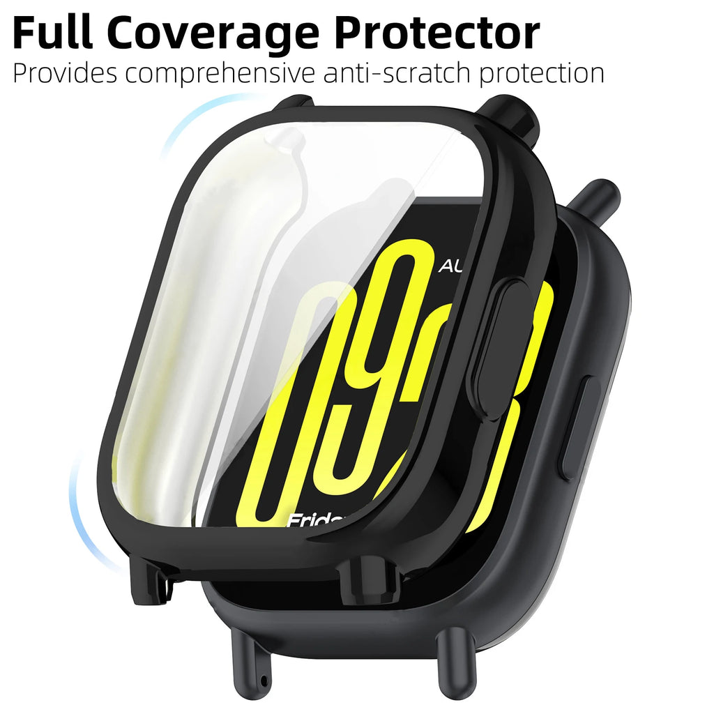 Soft TPU Protective Bumper Cover For Redmi Watch 5 Screen Protector Accessories For Redmi Watch 5 Lite/Active Anti-scratch Case