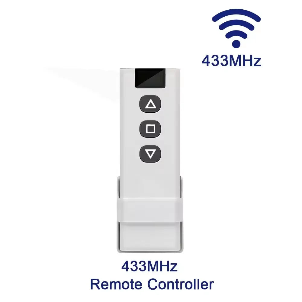 Tuya Wifi Smart Switch with RF 433MHz Remote for Curtain Shutters Roller Blinds Projector Screen Window Shade Alexa Google Home