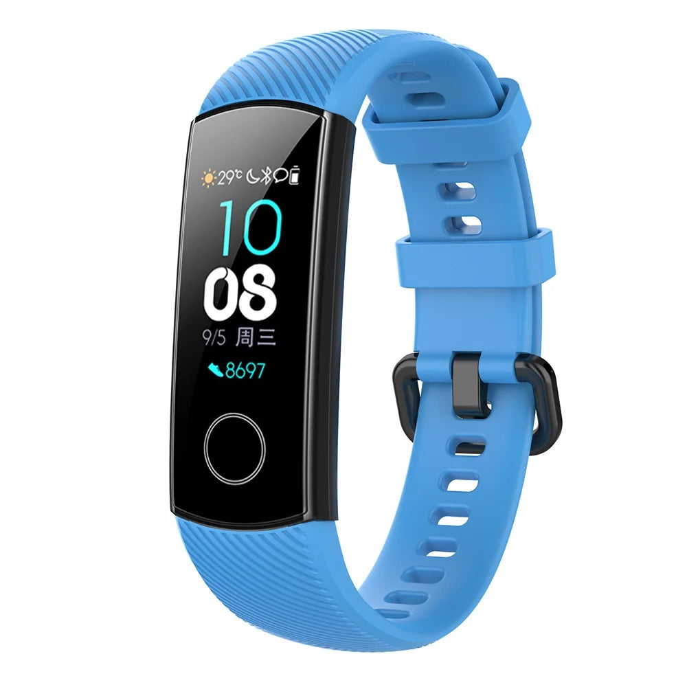 Silicone Wrist Strap For Honor Band 4 5 Smart Accessories Replacement Wristbands Strap For Honor Band 5 Bracelet