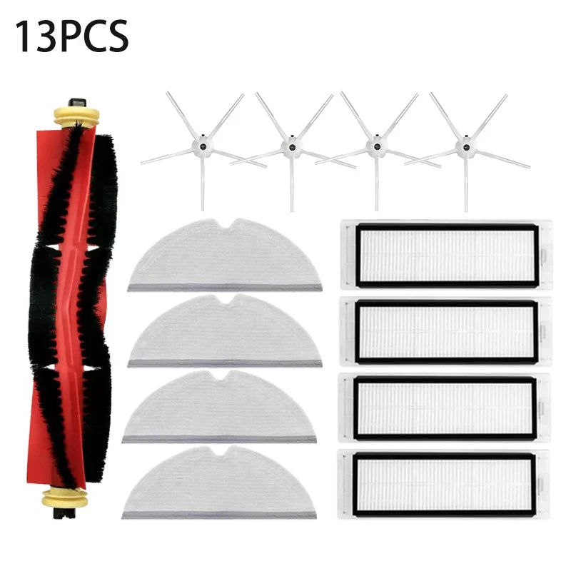 For Xiaom Roborock S5 S50 S51 S55 S6 S60 S6 Pure Vacuum Cleaner Accessories HEPA Filter Mop Cloth Side Main Brush Spare Parts