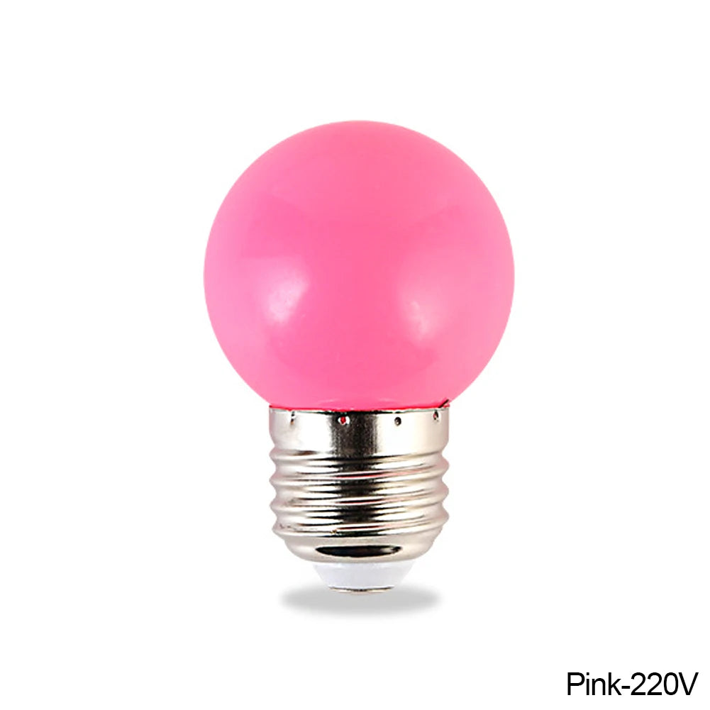 E27 LED Bulb Colorful Energy Saving Bulb 3W 110V 220V Holiday Christmas Decoration Bulb Stage Show Bulb Home Decoration Lighting