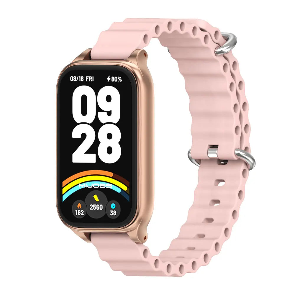 Strap for xiaomi Mi band 9 Active Bracelet Global Version Silicone Waterproof Wristband Mi Smart Band 9 Active Strap