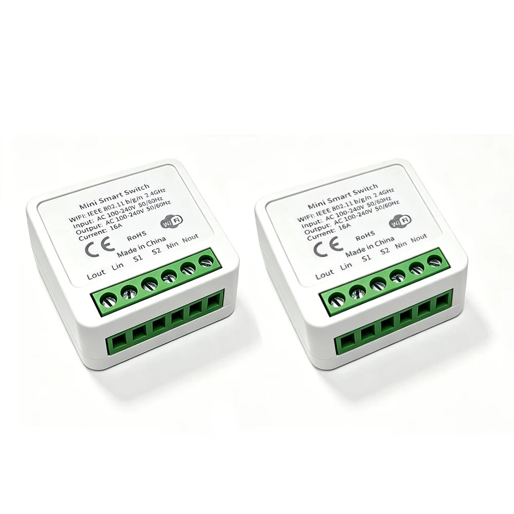 16A WiFi Smart Switch Circuit Breaker with Timer, CozyLife APP Control, Works with Alexa & Google Home Voice Control