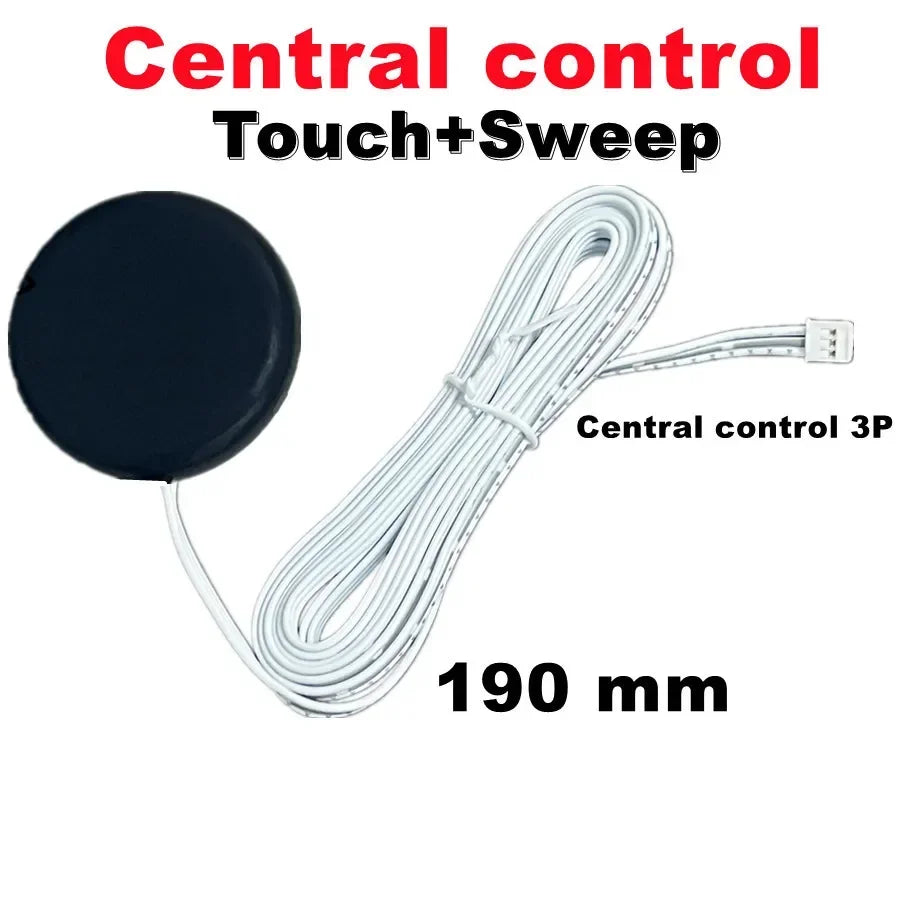 Aswesaw Sweep Dimmer Sensor Penetrating Switch DC 5V 12V 24V Wood Panel Touch Switch LED Dimmable Touch Sensing Hidden