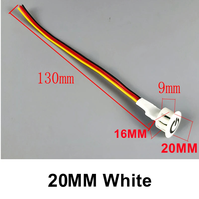 2-1PCS Smart Dimmable Home Touch Sensor Button Controller Switch for DC5V 12V 24V Smart Home Light Strip LED Dimmer Controller