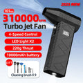 Mini Turbo Jet Fan,310000 RPM Mini Air Blower Handheld Electric Brushless Motor Violent Blower Wind Speed 101m/s Industrial Duct